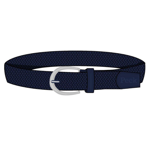 Stretch Belt with Stamped Peck Logo