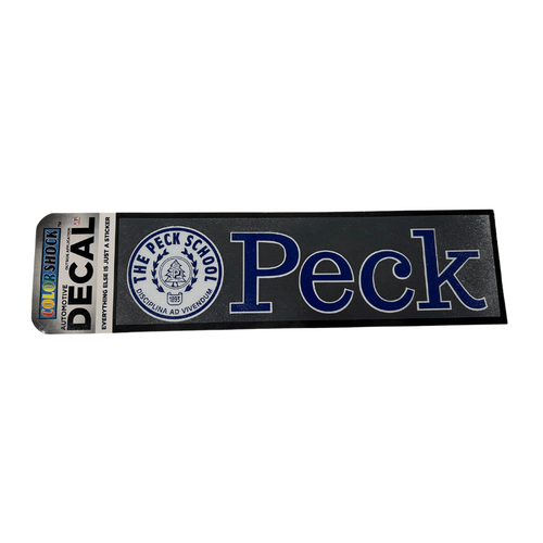 Peck Car Decal