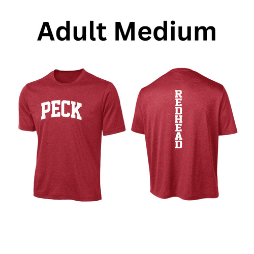 Adult Medium - Redhead Heathered Performance T-Shirt