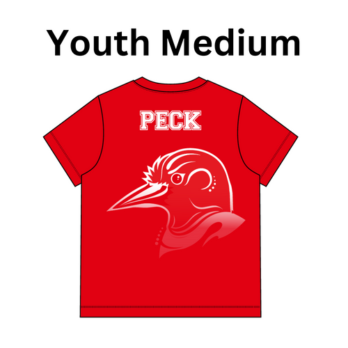 Youth Medium - Redhead Woodpecker Performance T-shirt