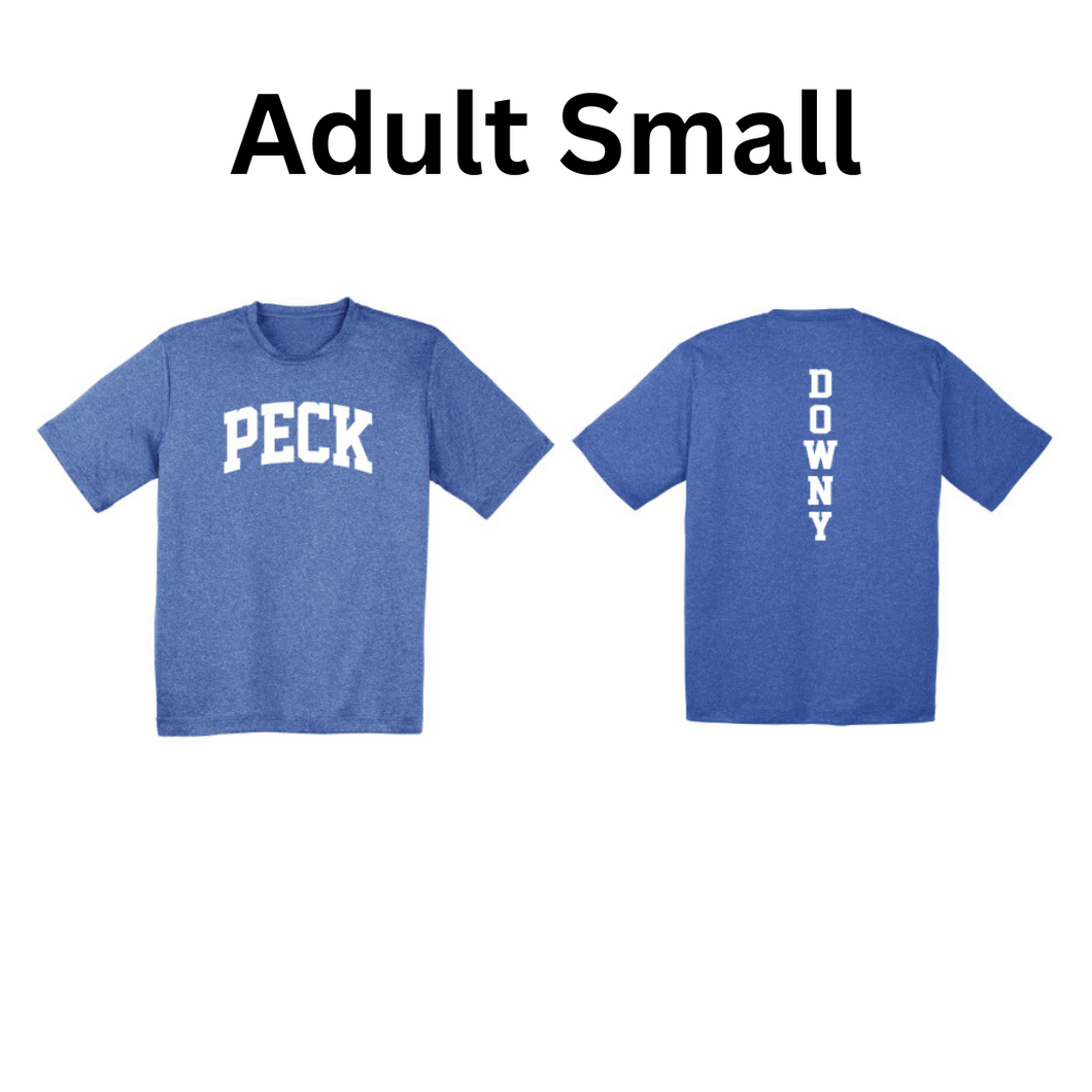 Adult Small - Downy Heathered Performance T-Shirt