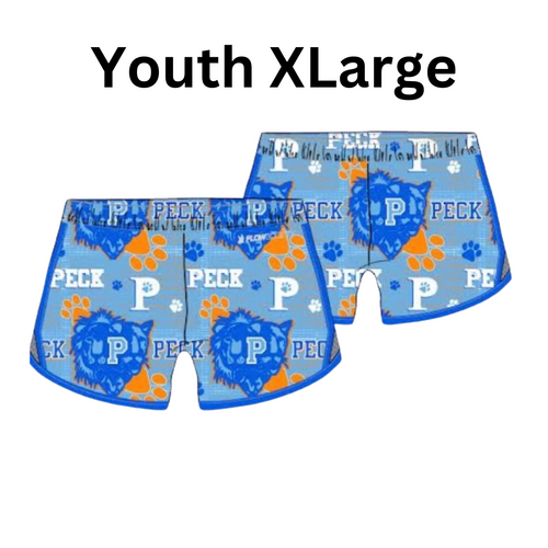 Youth XLarge - Girls Peck Pride Athletic Shorts