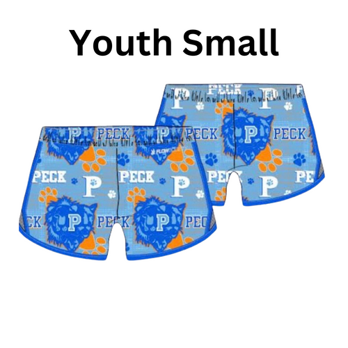 Youth Small - Girls Peck Pride Athletic Shorts