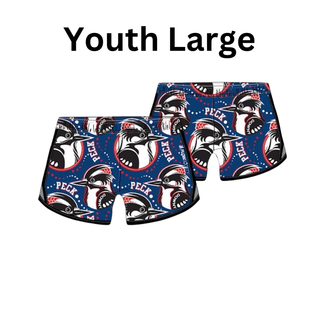 Youth Large - Girls Downy Athletic Shorts