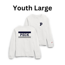 Load image into Gallery viewer, Youth Large - Peck P Long Sleeve T-Shirt