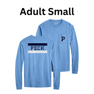 Adult Small - Peck P Pocket Long Sleeve T-Shirt