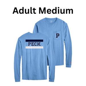 Adult Medium - Peck P Pocket Long Sleeve T-Shirt