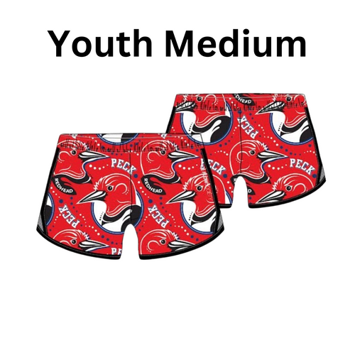 Youth Medium - Girls Redhead Athletic Shorts