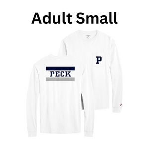 Adult Small - Peck P Pocket Long Sleeve T-Shirt