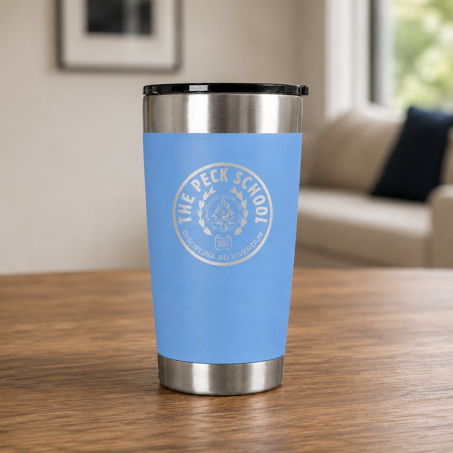 16 oz Tumbler- Light Blue