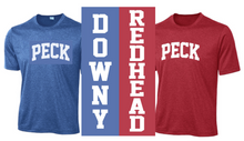 Load image into Gallery viewer, Downy Redhead Heathered Performance ES Sports T-Shirt