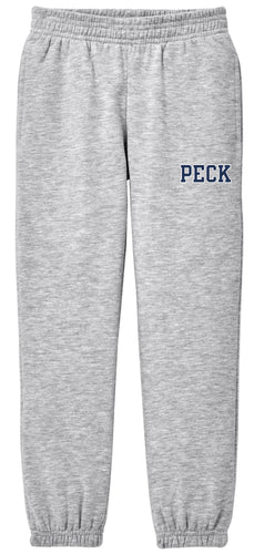Peck Pride Heather Gray Cotton Sweatpants