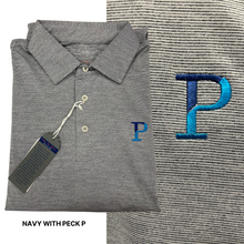 Load image into Gallery viewer, Peck Pride Men&#39;s Polo – Downy, Redhead, and Peck P Logos