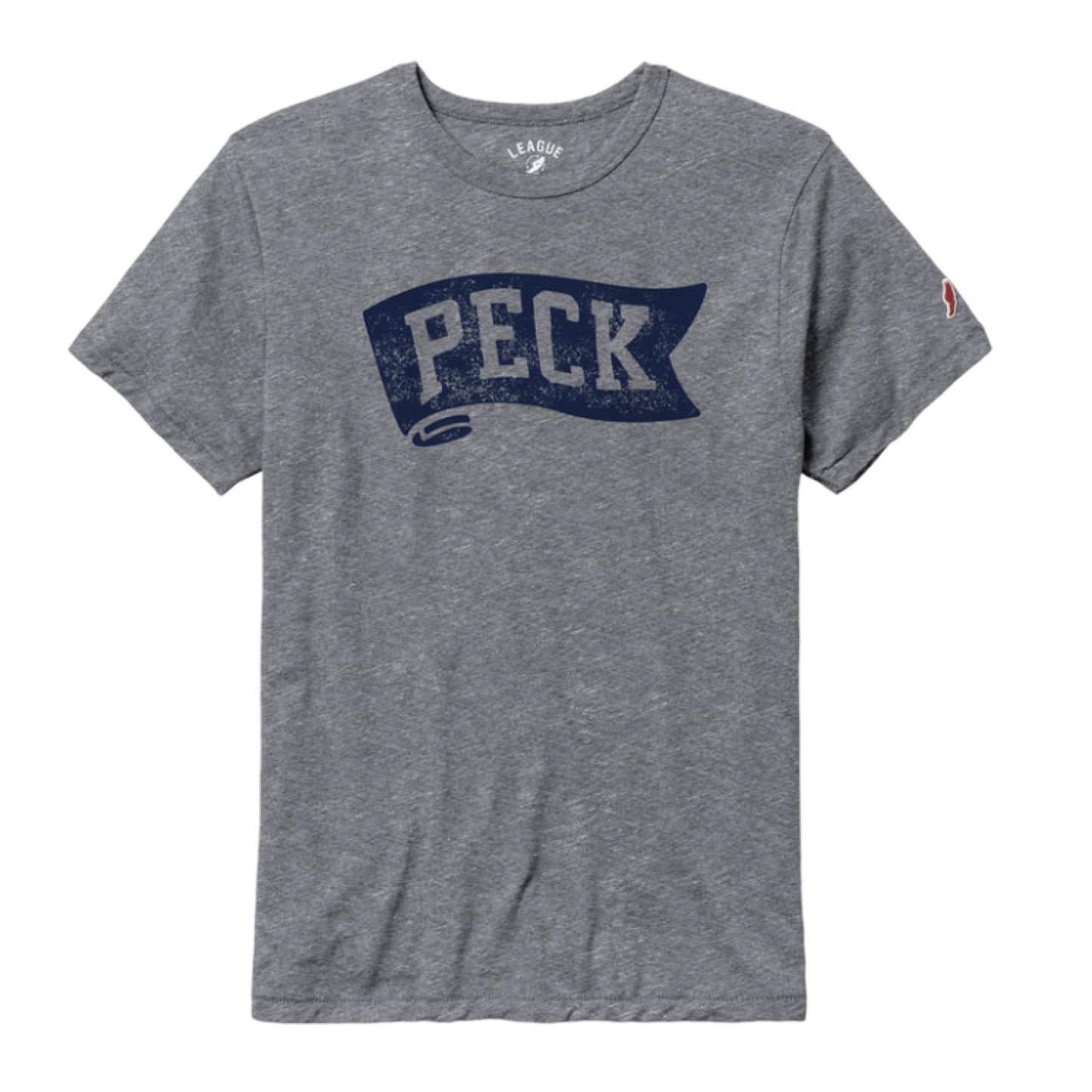Peck Banner T-Shirt - Gray