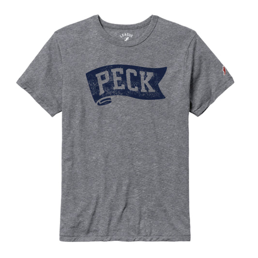 Peck Banner T-Shirt - Gray