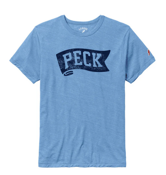 Peck Banner T-Shirt - Carolina Blue