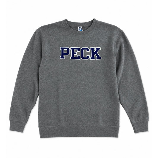 Peck Screenprint Crewneck Sweatshirt - Grey