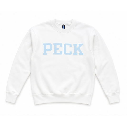 Peck Screenprint Crewneck Sweatshirt - White