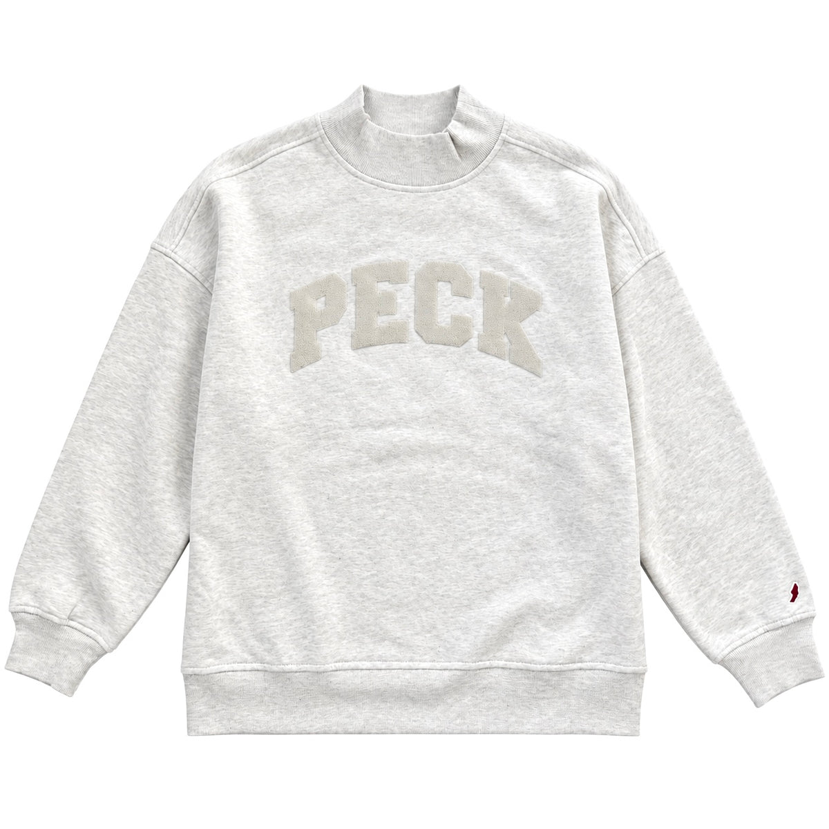 Puff Mock Neck - Oatmeal