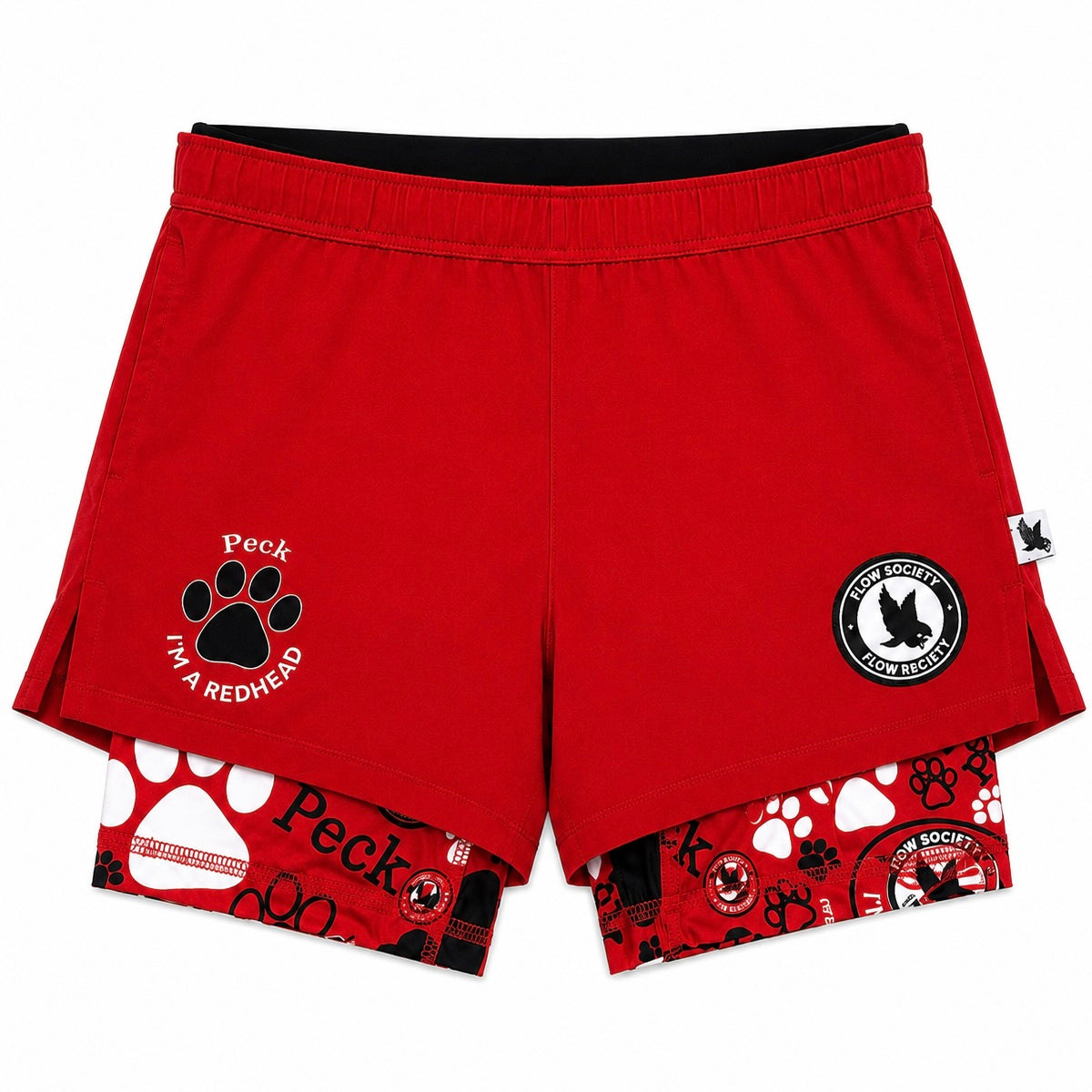 Compression Shorts (Boys)- Redhead