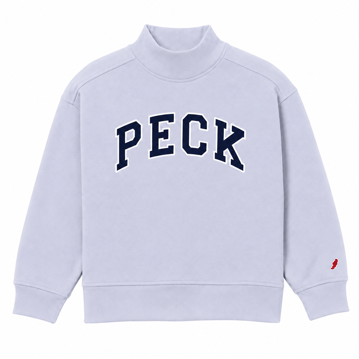 Peck Mock Neck - Blue Cashmere