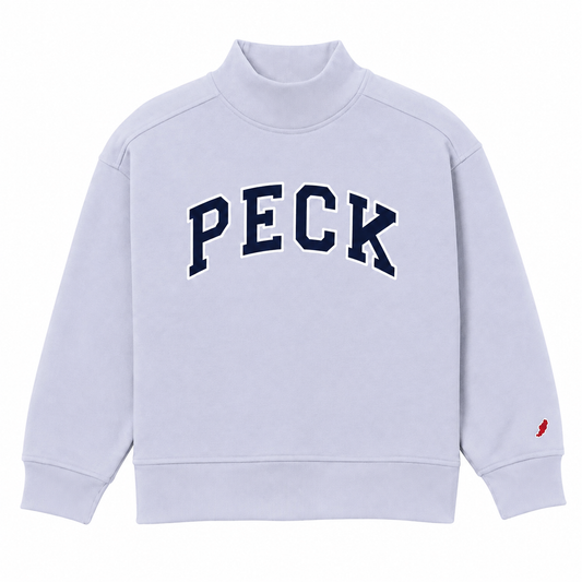 Peck Mock Neck - Blue Cashmere