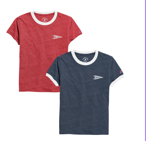 Youth Downy/ Redhead Pennant Ringer Tee