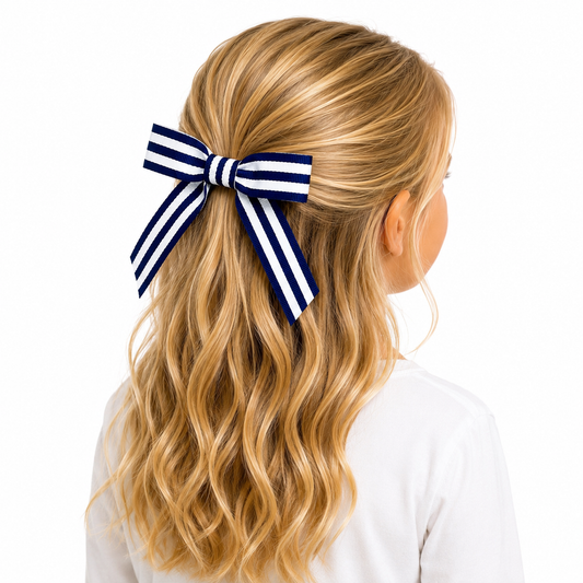 Peck Stripe Bow