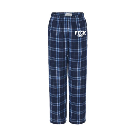 Peck Plaid Pajama Pant- Blue