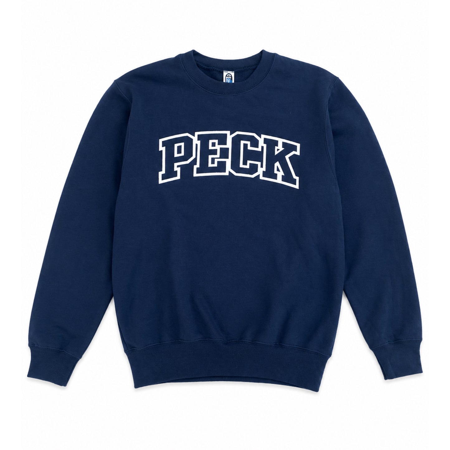 Peck Appliqué Crewneck - Navy