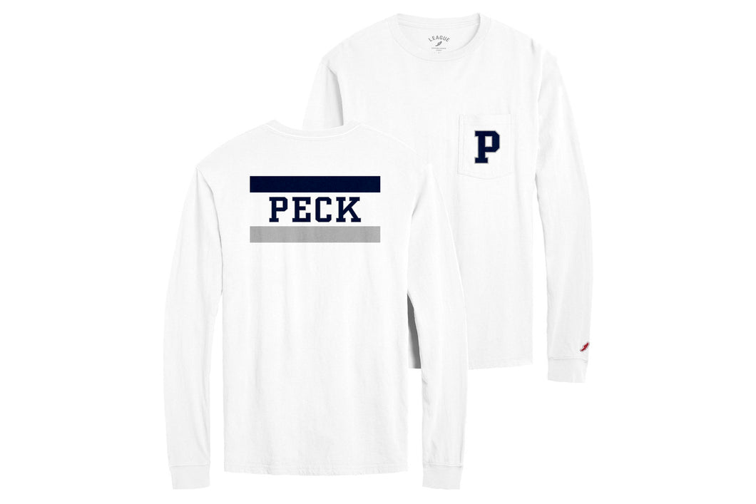 Peck P Pocket Long Sleeve Adult T-Shirt