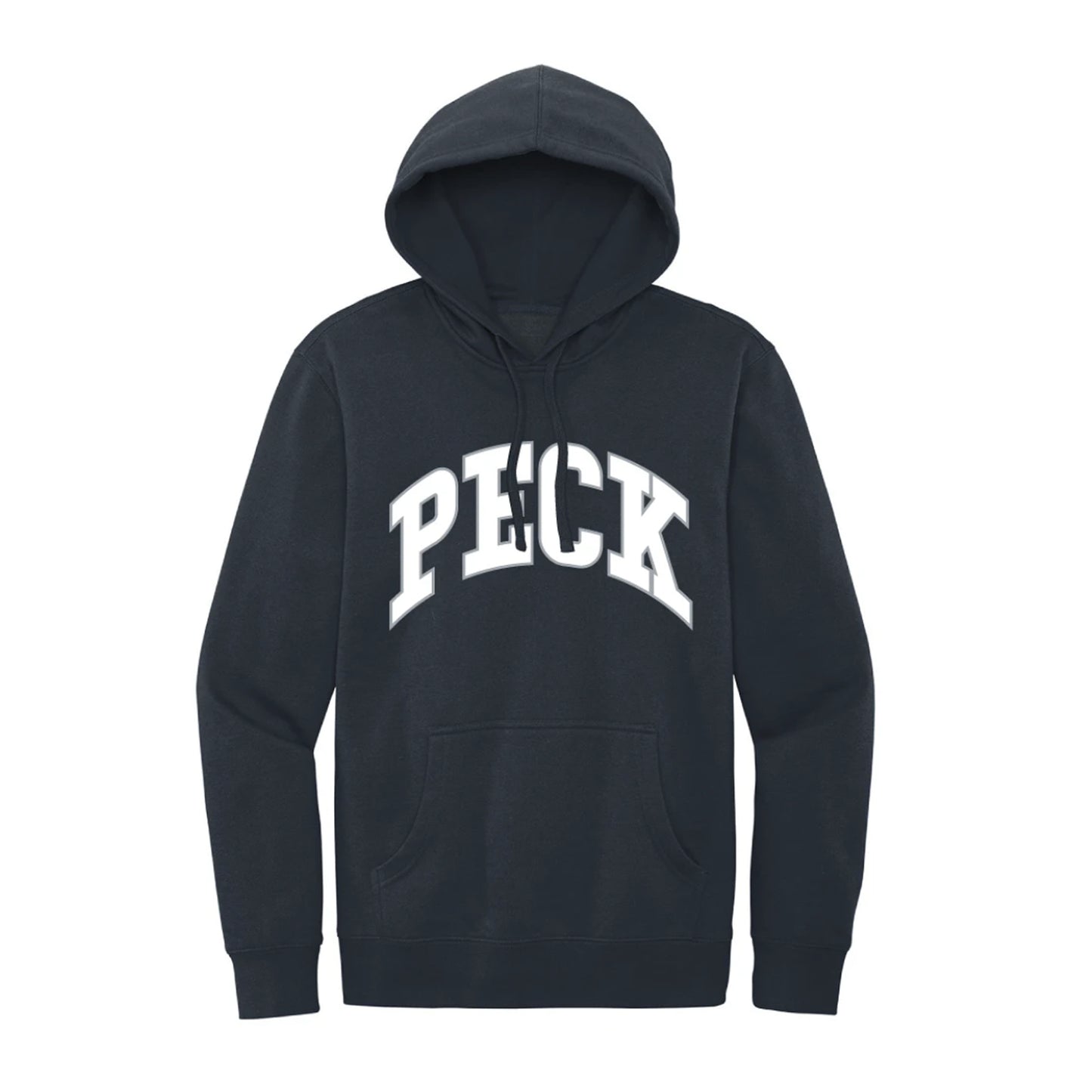 Peck Screenprint Hoodie - Navy