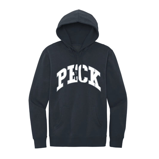 Peck Screenprint Hoodie - Navy