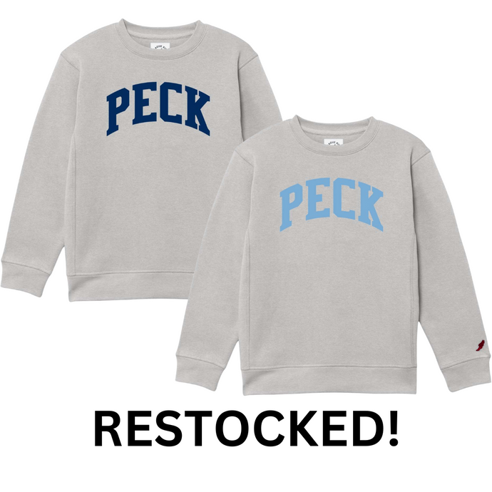 Cozy Crew Youth Sweatshirt with PECK patch