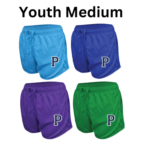 Youth Medium - Girls Running Shorts