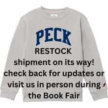 Load image into Gallery viewer, Cozy Crew Youth Sweatshirt with PECK patch