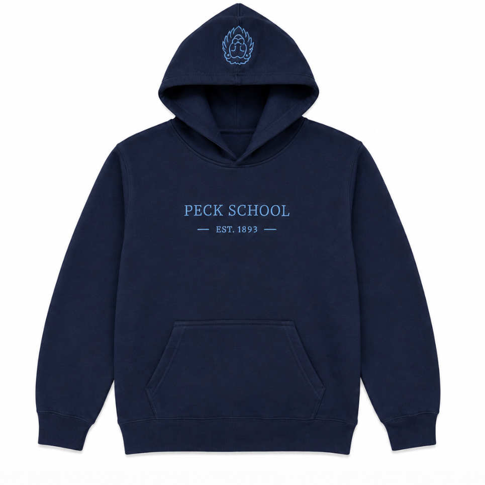 Peck Lion Mane Hoodie- Navy