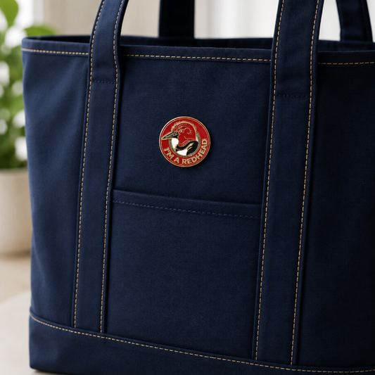Redhead Enamel Pin
