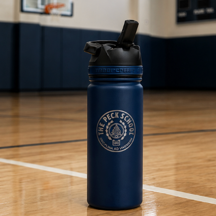 Peck Seal 18oz Water Bottle- Navy