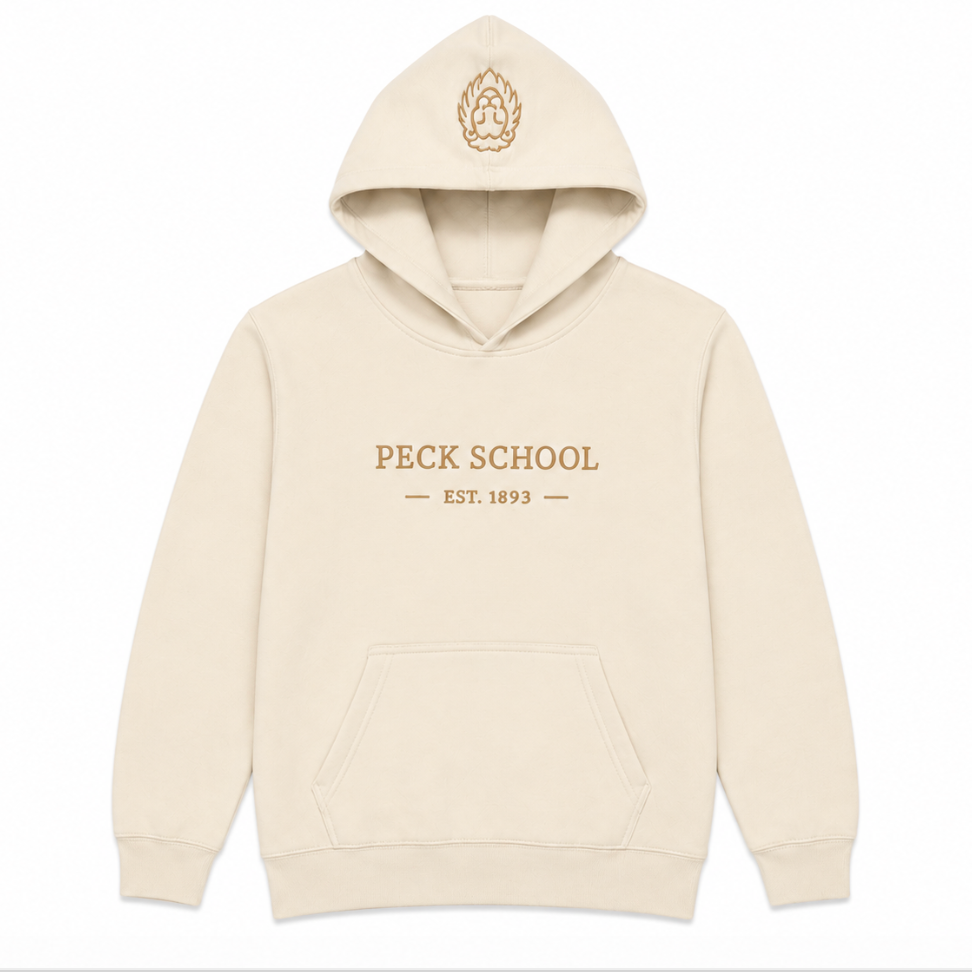 Peck Lion Mane Hoodie- Sandshell