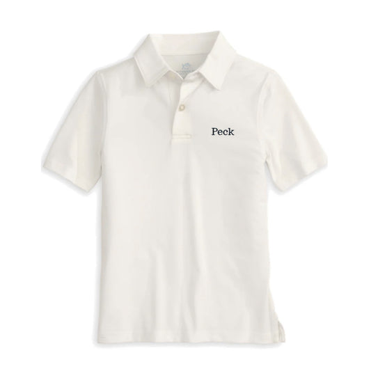 Southern Tide Performance Polo - White