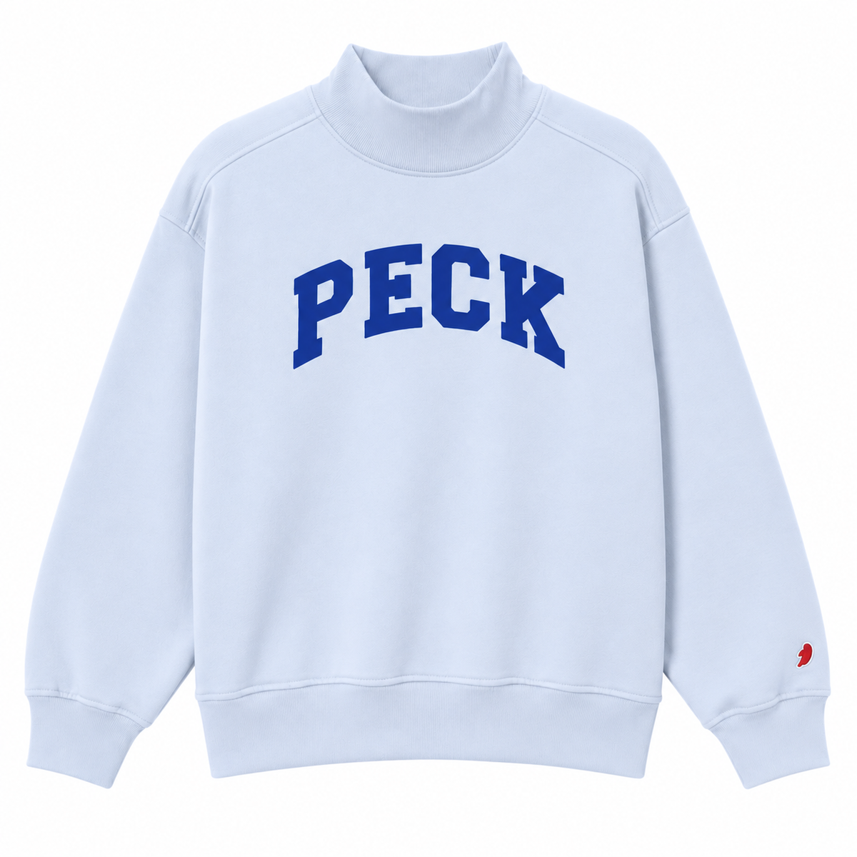 Youth Puff Mock Neck- Carolina Blue