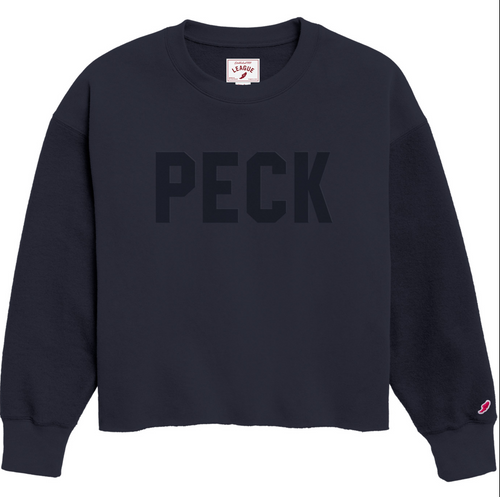PECK Fleece Midi Cutoff Sweatshirt