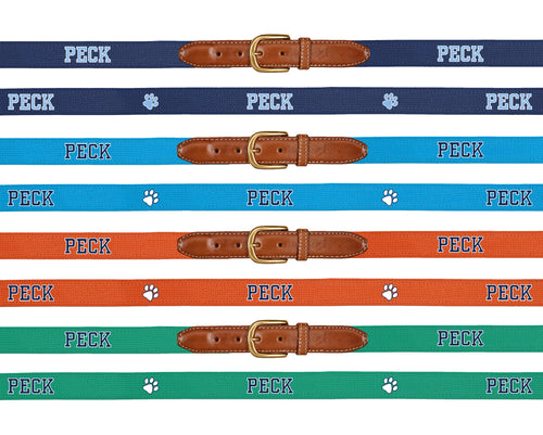 Embroidered belts